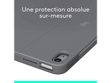 LOGITECH Combo Étui et clavier Touch iPad Air 11'' Gris AZERTY (920-012631)
