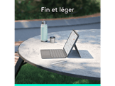 LOGITECH Combo Étui et clavier Touch iPad Air 11'' Gris AZERTY (920-012631)