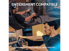 Charger l&#39;image dans la galerie, LOGITECH Combo Volant gaming G923 SE + Levier de vitesse Driving Force Xbox X|S/ Xbox One/PC/Mac Noir (991-000532)
