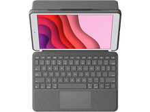 Charger l&#39;image dans la galerie, LOGITECH Cover clavier Combo Touch iPad 9/8/7 Gen. AZERTY FR Gris (920-009625)
