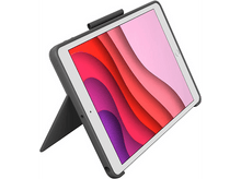 Charger l&#39;image dans la galerie, LOGITECH Cover clavier Combo Touch iPad 9/8/7 Gen. AZERTY FR Gris (920-009625)
