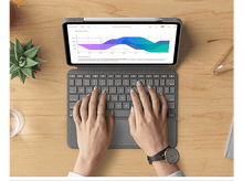 Charger l&#39;image dans la galerie, LOGITECH Cover clavier Combo Touch iPad Pro 12.9&quot; 5/6 Gen. AZERTY Gris (920-010210)
