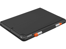 Charger l&#39;image dans la galerie, LOGITECH Cover clavier Slim folio iPad 9/8/7 Gen. AZERTY Gris (920-009475)
