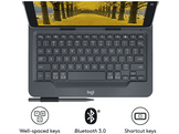 LOGITECH Cover clavier universel 9-10" AZERTY FR Noir (920-008338) Cover Azerty 10 pouces Noir