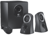 LOGITECH Enceintes PC stéréo avec Subwoofer Z313 2.1 (980-000413) Enceintes Noir