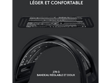 LOGITECH G 733 Lightspeed Casque gamer sans fil RGB Noir (981-000864)
