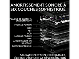 LOGITECH G PRO X2 RAPID (Tenkeyless) Clavier gaming câblé AZERTY Noir