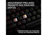 LOGITECH G PRO X2 RAPID (Tenkeyless) Clavier gaming câblé AZERTY Noir