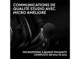 LOGITECH G PRO X3 LIGHTSPEED Over-ear Casque gaming Noir