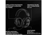 LOGITECH G PRO X3 LIGHTSPEED Over-ear Casque gaming Noir