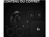 LOGITECH G PRO X3 LIGHTSPEED Over-ear Casque gaming Noir
