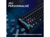 LOGITECH G316 X 98 USB Mécanique Clavier gaming QWERTZ Noir