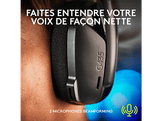 LOGITECH G435 Lightspeed 981-001050 Over-ear Casque de jeu sans fil Noir