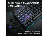LOGITECH G512 X 75 DUAL SWAP QWERTZ Clavier gaming