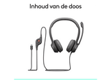 LOGITECH H390 PC On-ear Casque filaire Noir