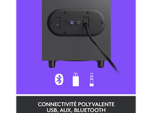 Charger l&#39;image dans la galerie, LOGITECH Haut-parleurs PC avec caisson de basses Noir (980-001348)
