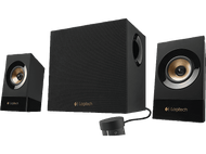 LOGITECH Haut-parleurs PC Stéréo avec caisson de basses 120 W Noir (980-001054) Haut-parleurs PC Noir