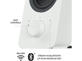 LOGITECH Haut-parleurs PC Z207 Bluetooth Blanc (980-001292) Haut-parleurs PC Blanc