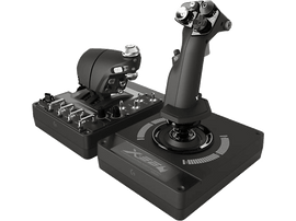 LOGITECH Joystick de simulation et Manette de gaz X56 Hotas Noir (945-000059)