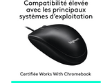 LOGITECH Souris M100 Noir (910-006652)