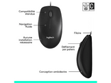 LOGITECH Souris M100 Noir (910-006652)