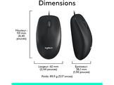 LOGITECH Souris M100 Noir (910-006652)