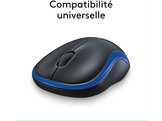 LOGITECH Souris sans fil M185 Bleu (910-002236)