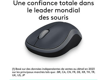 LOGITECH M185 Souris sans fil Gris