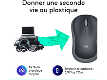 Charger l&#39;image dans la galerie, LOGITECH M185 Souris sans fil Gris
