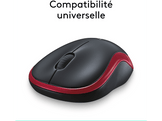 LOGITECH Souris sans fil M185 Rouge (910-002237)