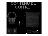LOGITECH Casque gaming avec pied PRO X Noir (991-000358)