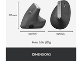 LOGITECH Souris sans fil MX Vertical Advanced Ergonomic