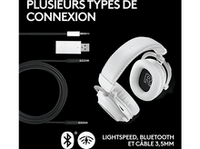 Charger l&#39;image dans la galerie, LOGITECH Pro X2 Lightspeed Casque gaming Blanc(981-001269)
