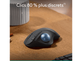 LOGITECH Souris ergonomique sans fil ERGO M575S Trackball Noir (910-007029)