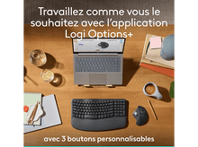 Charger l'image dans la galerie, LOGITECH Souris ergonomique sans fil ERGO M575S Trackball Noir (910-007029)
