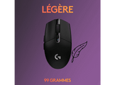 LOGITECH Souris gamer sans fil G305 LIGHTSPEED Noir (910-005283) Souris gaming Noir