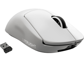 LOGITECH Souris gamer sans fil Pro X Superlight Blanc (910-005943)