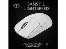 Charger l&#39;image dans la galerie, LOGITECH Souris gamer sans fil Pro X Superlight Blanc (910-005943)
