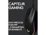 LOGITECH Souris gaming G203 Lightsync Noir (910-005796)