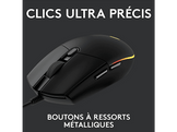 LOGITECH Souris gaming G203 Lightsync Noir (910-005796)