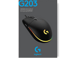 LOGITECH Souris gaming G203 Lightsync Noir (910-005796)