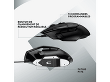 Charger l&#39;image dans la galerie, LOGITECH Souris gaming G502 X Noir (910-006139)
