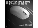 LOGITECH Souris gaming sans fil G PRO X Superlight 2 Blanc (910-006639)