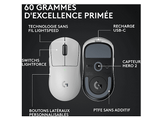 LOGITECH Souris gaming sans fil G PRO X Superlight 2 Blanc (910-006639)