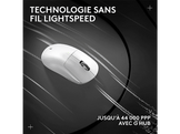LOGITECH Souris gaming sans fil G PRO X Superlight 2 Blanc (910-006639)