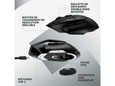 LOGITECH Souris gaming sans fil G502 X Lightspeed Noir (910-006181)