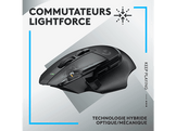 LOGITECH Souris gaming sans fil G502 X Lightspeed Noir (910-006181)