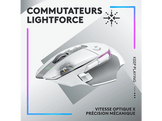 LOGITECH Souris gaming sans fil G502 X Lightspeed Plus Blanc (910-006172)