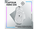 LOGITECH Souris gaming sans fil G502 X Lightspeed Plus Blanc (910-006172)