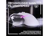 LOGITECH Souris gaming sans fil G502 X Lightspeed Plus Blanc (910-006172)